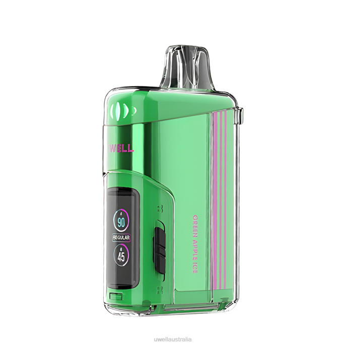 UWELL vape Australia - UWELL VISCORE A18000 DISPOSABLE VAPE Green Apple Ice 448N296